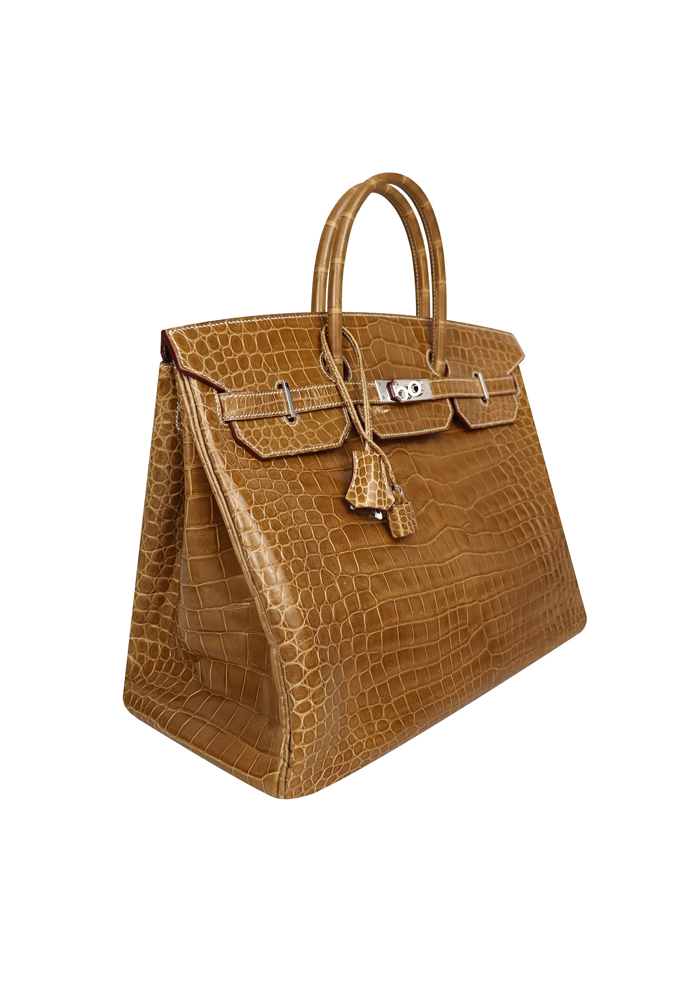 Hermès Birkin 40 Crocodile Porosus Lisse Ficelle Bag