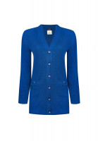 Chanel Blue Long Cardigan
