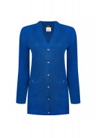 Chanel Blue Long Cardigan