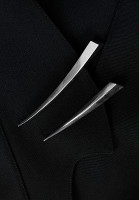 Thierry Mugler Black Jacket With Silver Elements