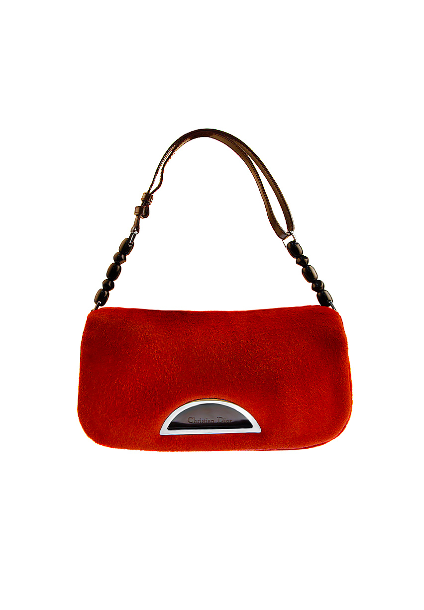 Christian Dior Fur Handbag