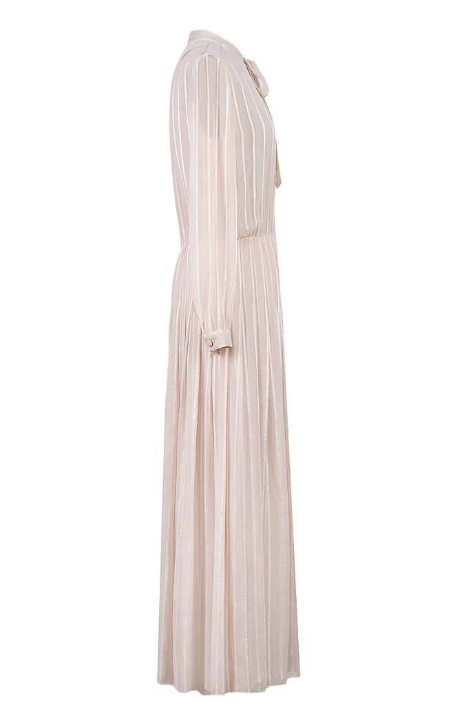 Pale Pink Chiffon Chanel Dress