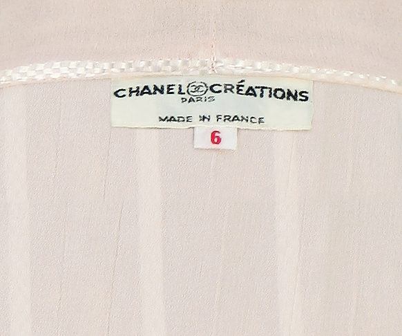Pale Pink Chiffon Chanel Dress
