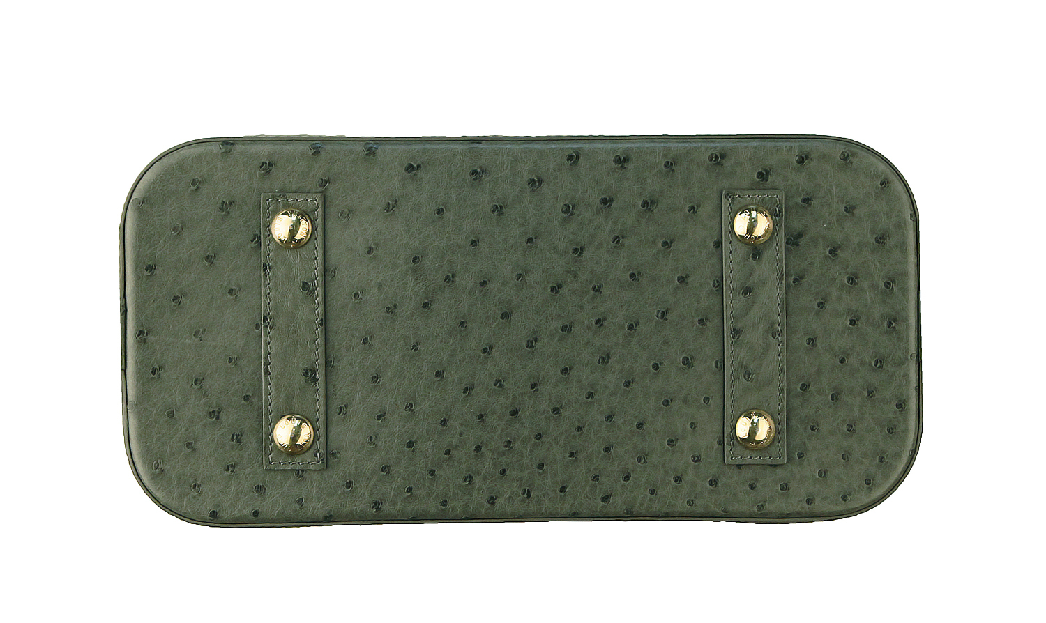 Louis Vuitton Alma PM Green Ostrich Bag