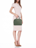 Louis Vuitton Alma PM Green Ostrich Bag