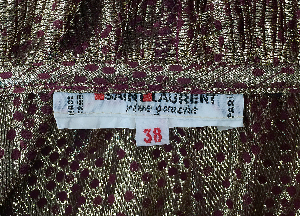 Yves Saint Laurent Brocade Set From the Russian Collection