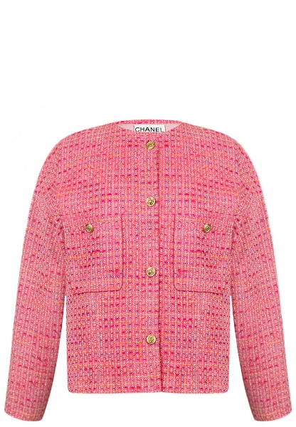 Chanel Pink Tweed Jacket