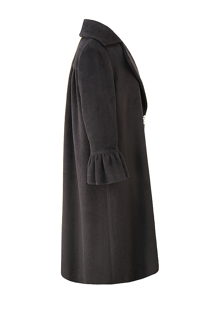 Doii Coat With Crystal Buttons