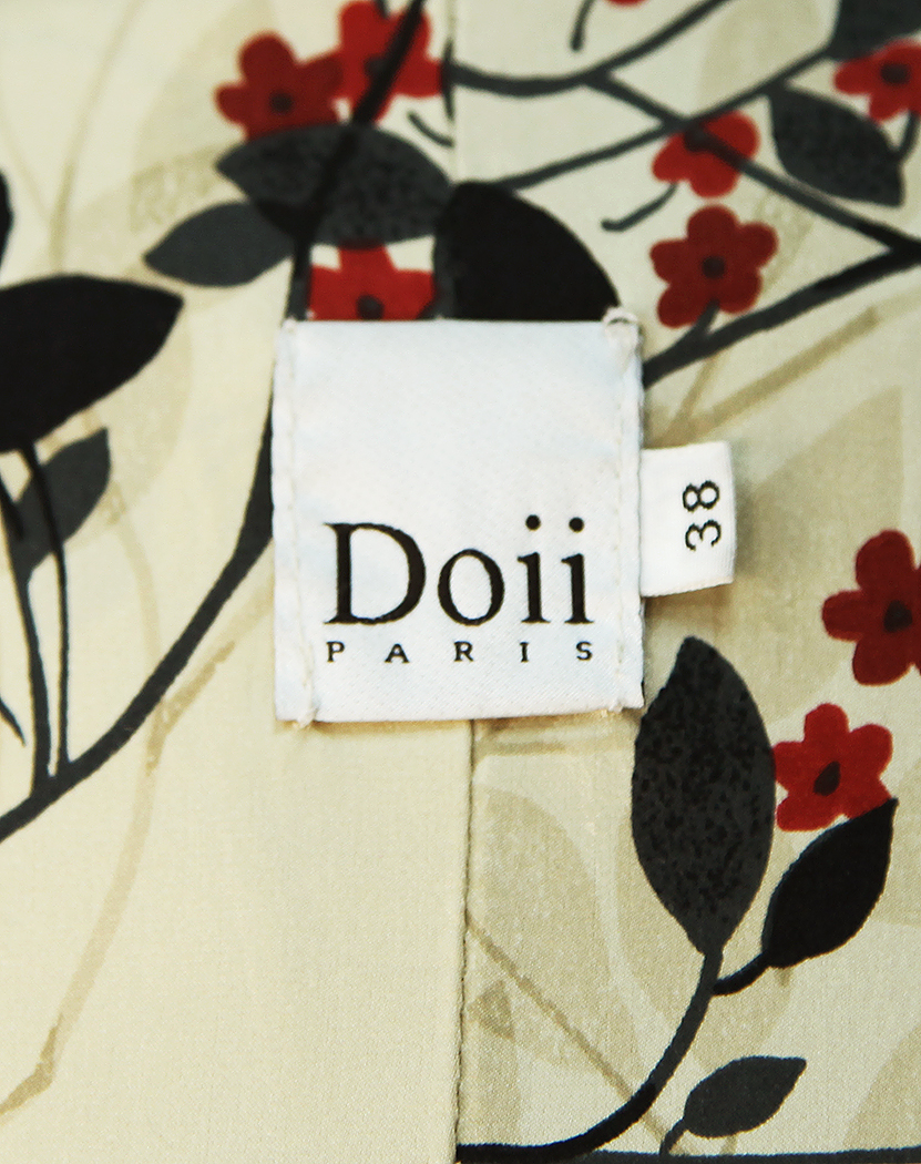 Doii Coat With Crystal Buttons