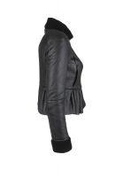 Miu Miu Black Sheepskin Coat