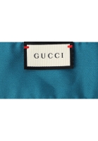 Gucci Silk Bandeau Scarf With Floral Print
