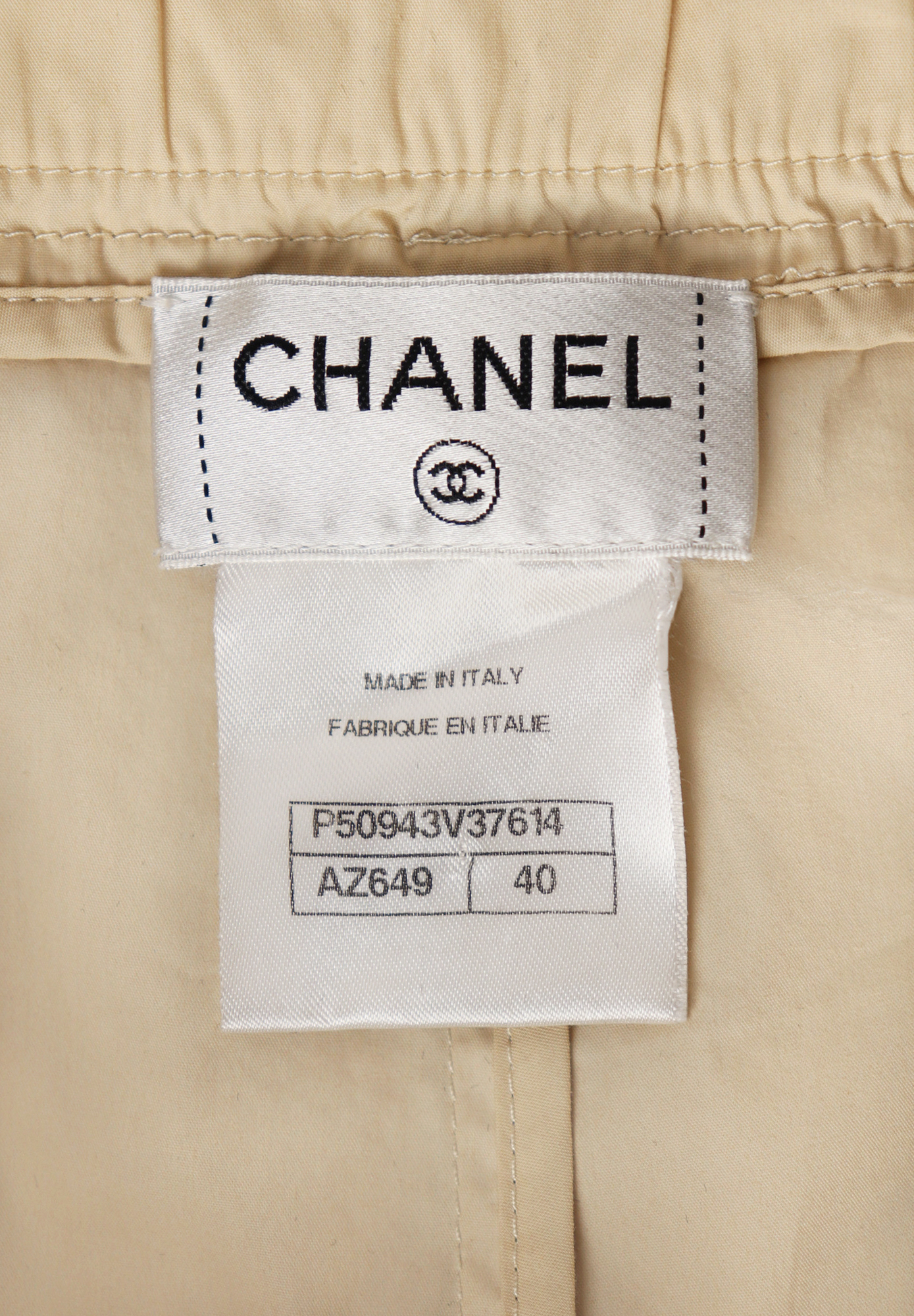 Chanel Light Beige Trousers