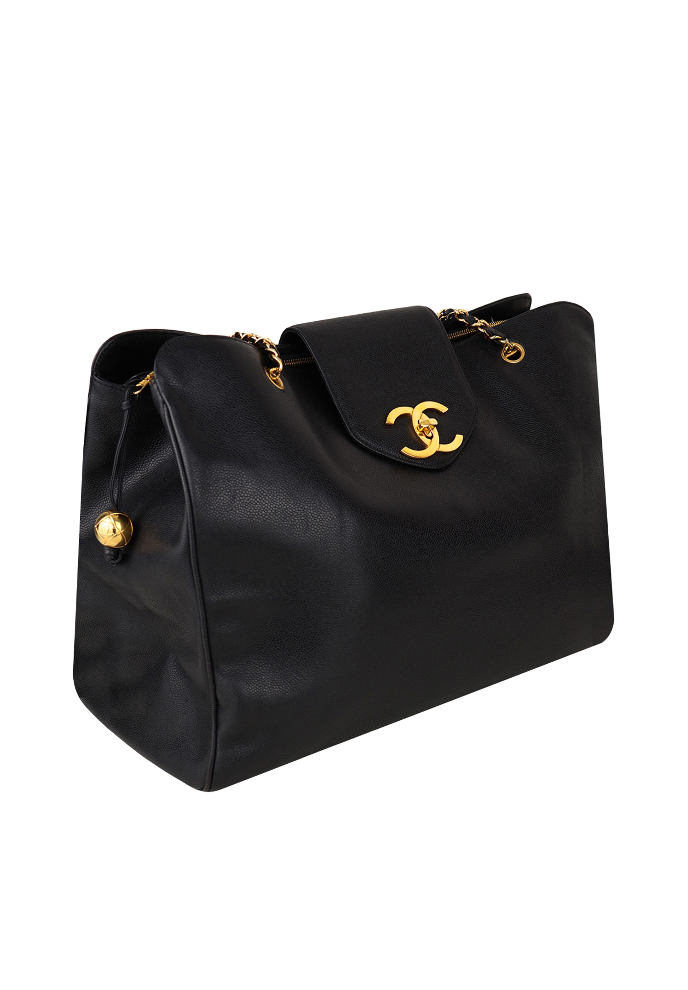 Chanel Supermodel Caviar Tote Bag