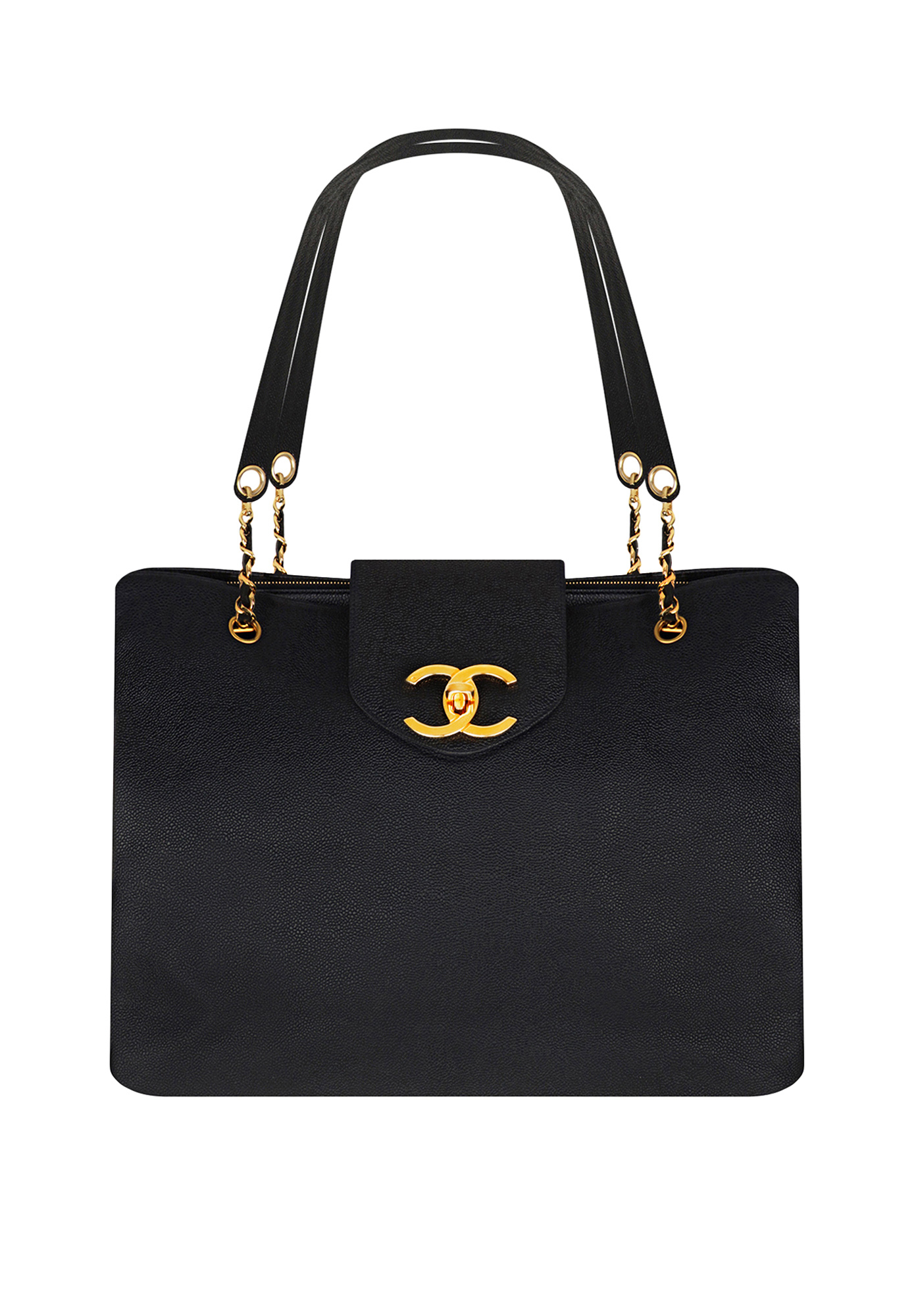 Chanel Supermodel Caviar Tote Bag