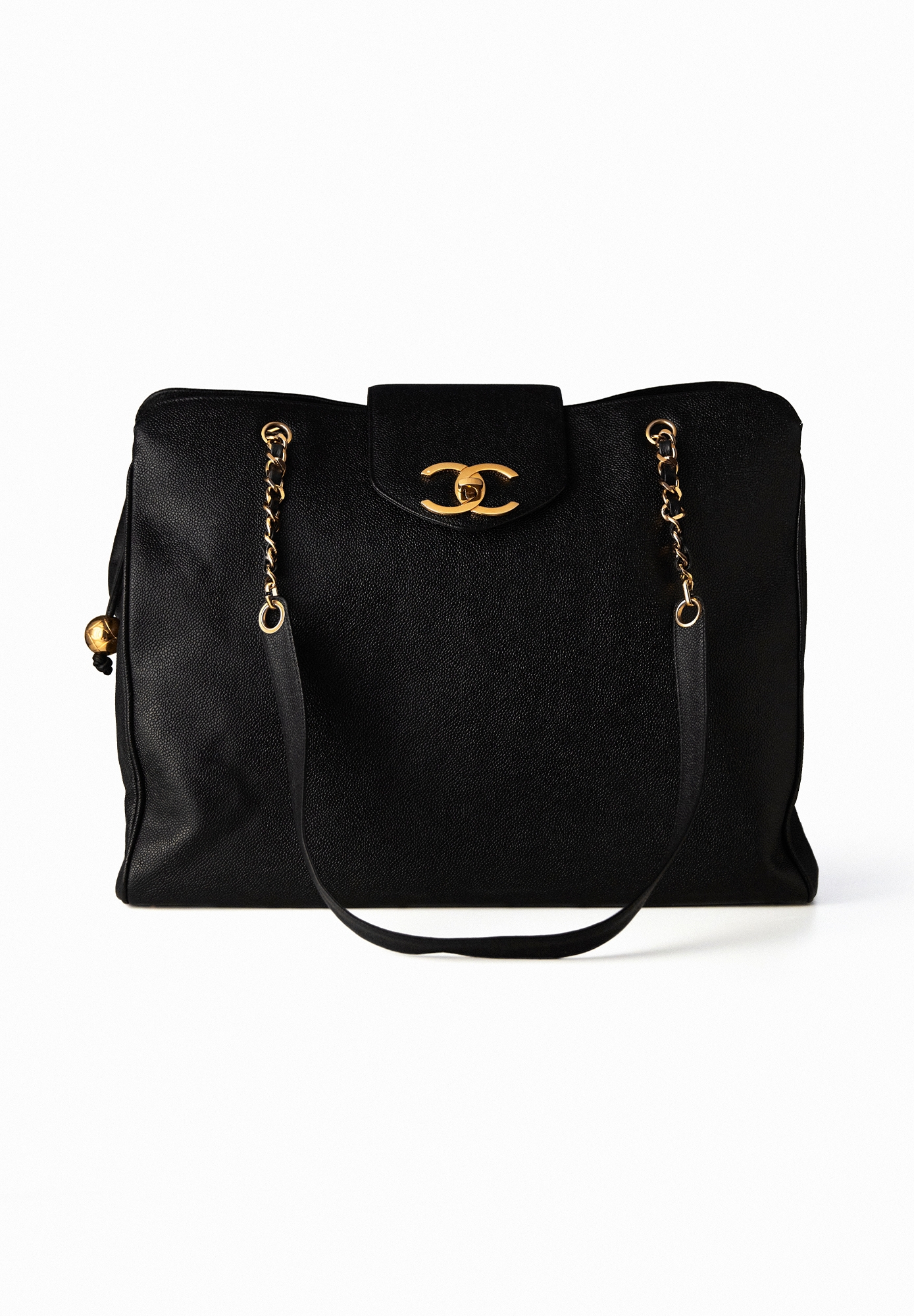 Chanel Supermodel Caviar Tote Bag