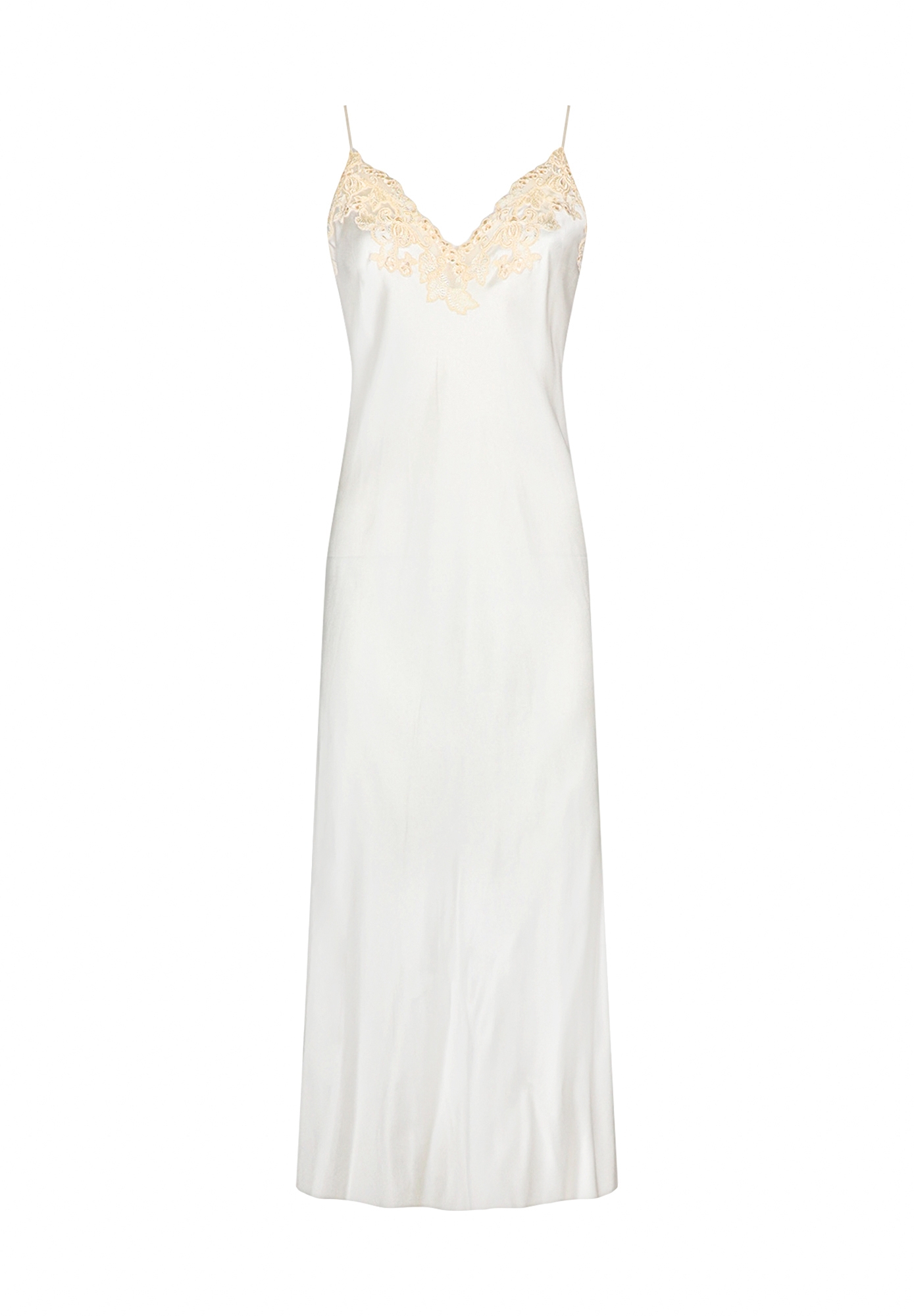 La Perla Silk Dress With Lace