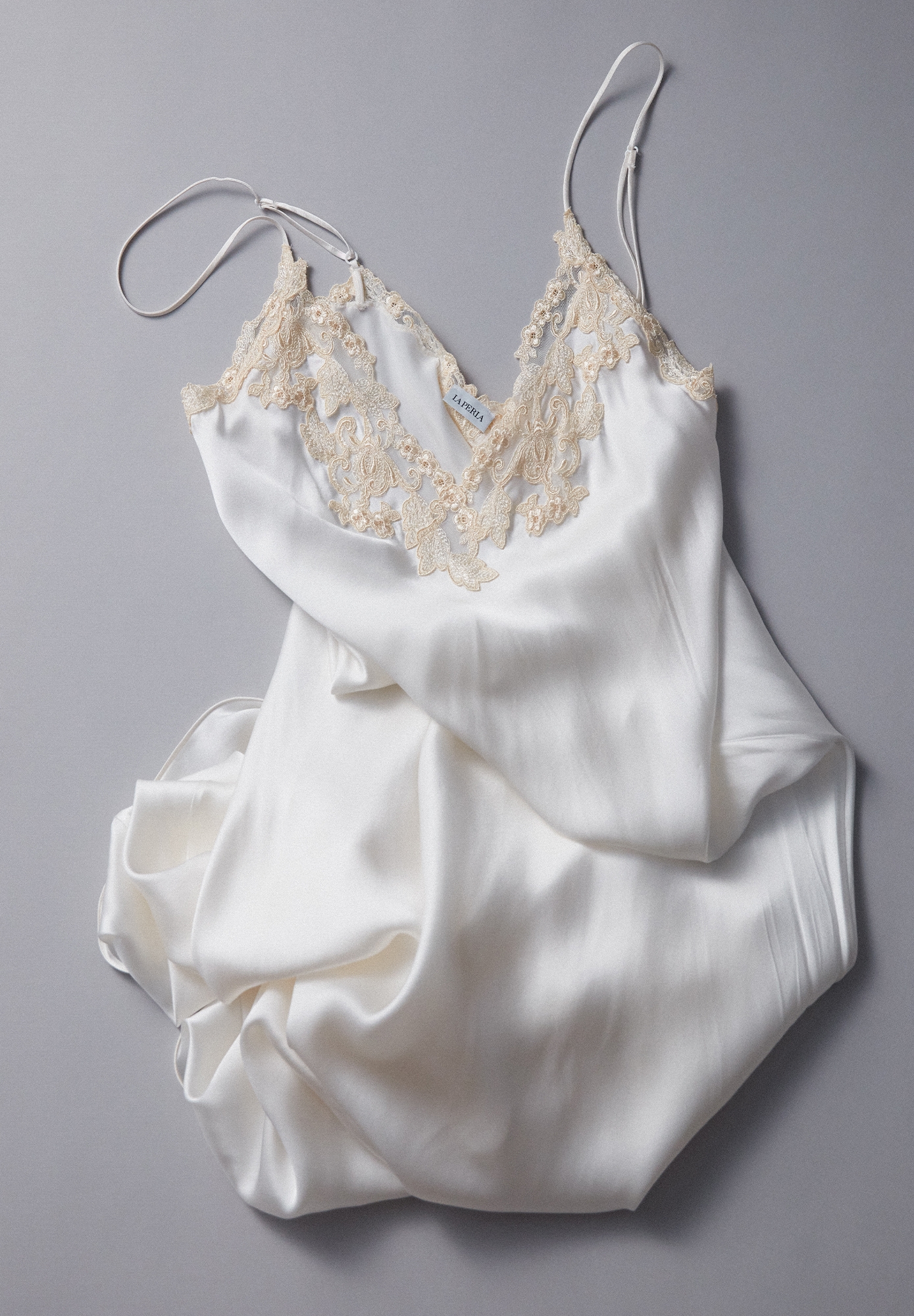 La Perla Silk Dress With Lace