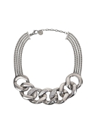 Versace Chain Necklace With Crystals