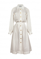 Chanel White Cotton Dress
