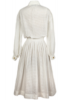 Chanel White Cotton Dress