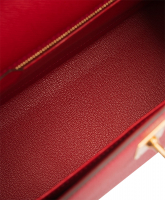 Hermès Kelly 25 Rouge Casaque Epsom Bag