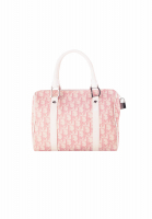 Dior Pink Monogram Boston Bag