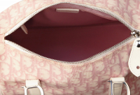 Dior Pink Monogram Boston Bag