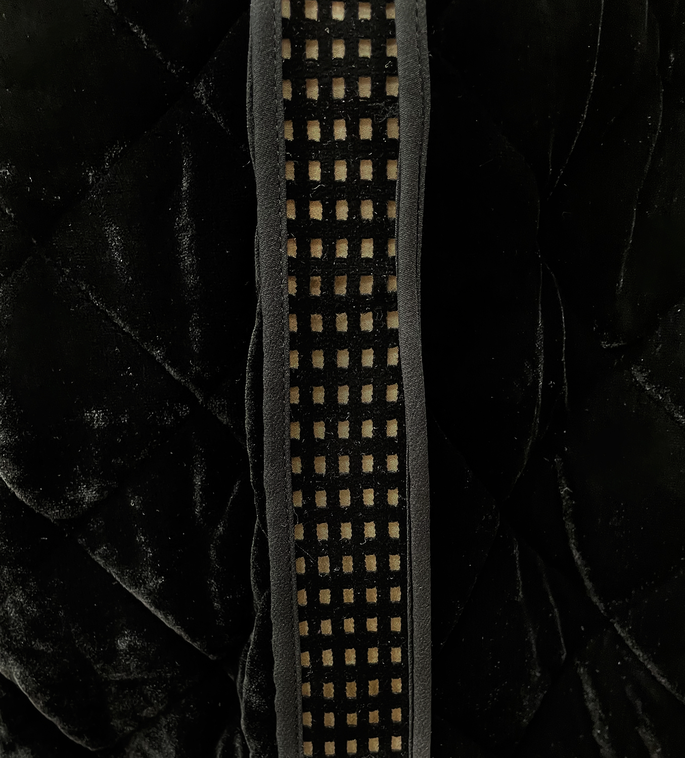 Fendi Black Velvet Skirt