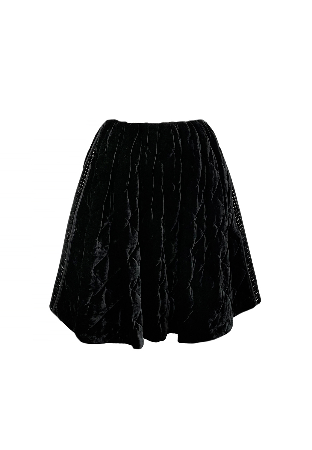 Fendi Black Velvet Skirt