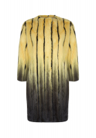Fendi Yellow Fur Coat