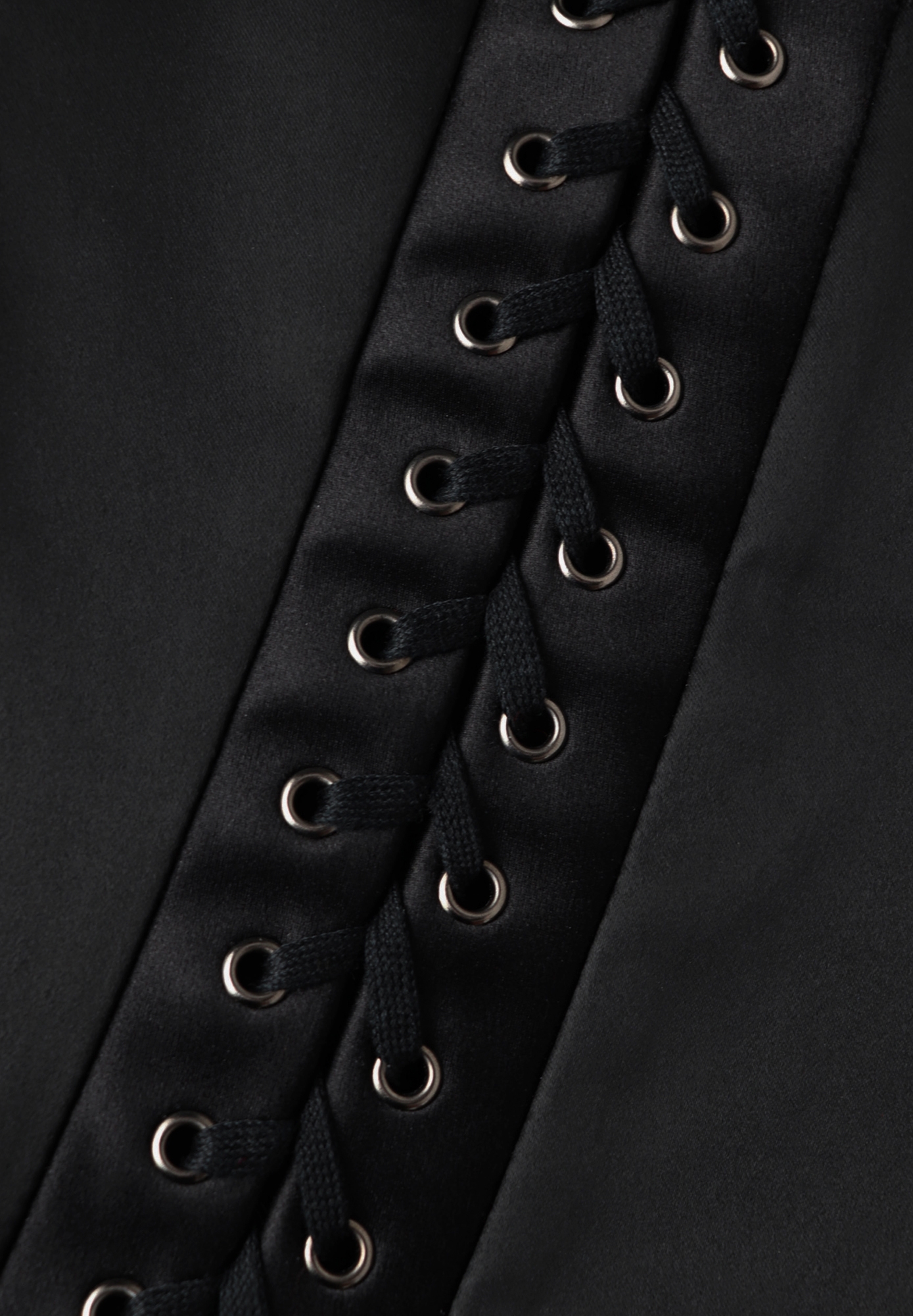 Dolce&Gabbana Satin Trousers With Lacing