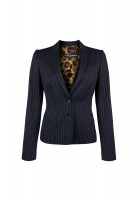 Dolce & Gabbana Navy Striped Suit