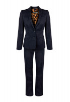 Dolce & Gabbana Navy Striped Suit