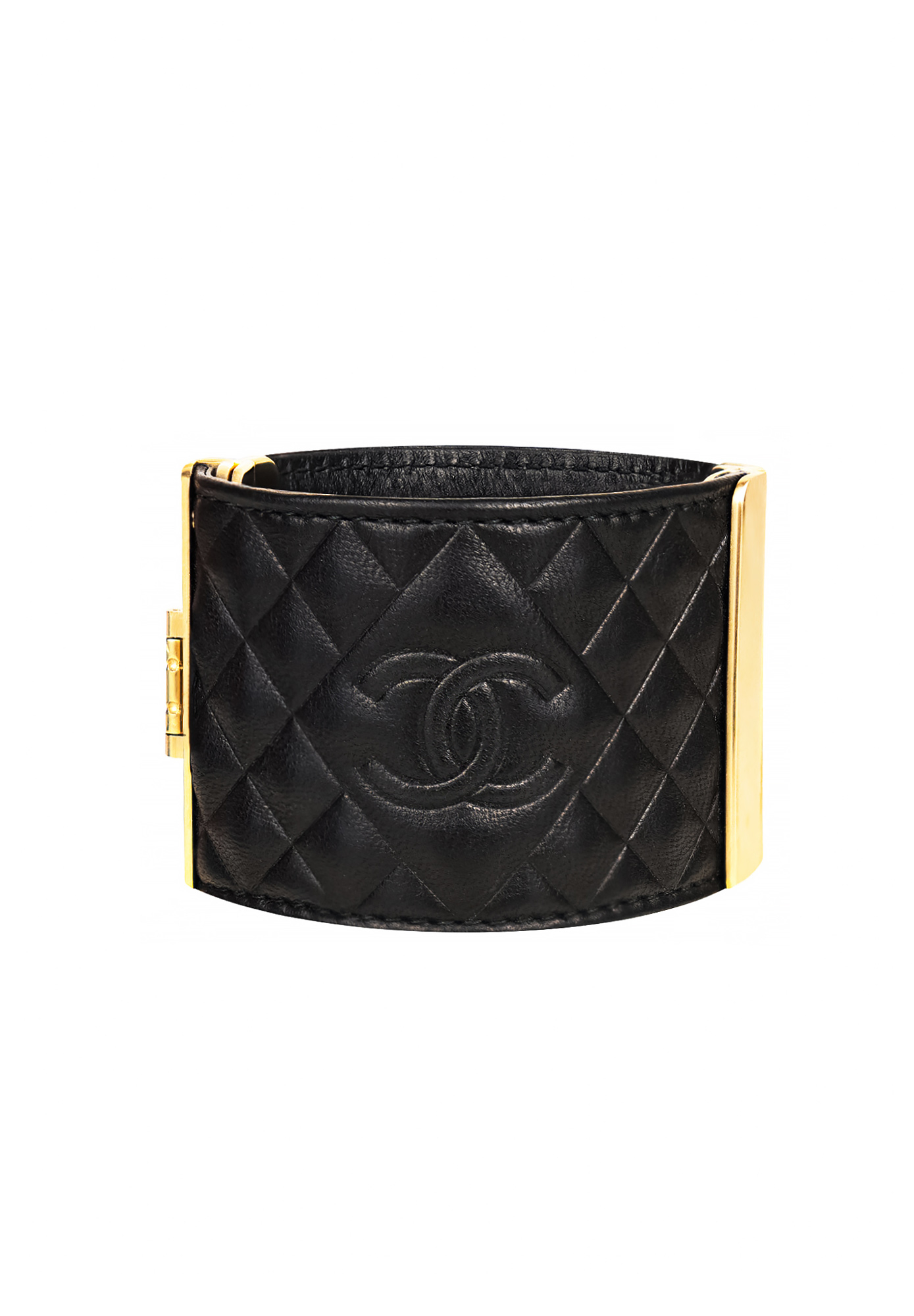 Chanel Quilted Bracelet With Logo