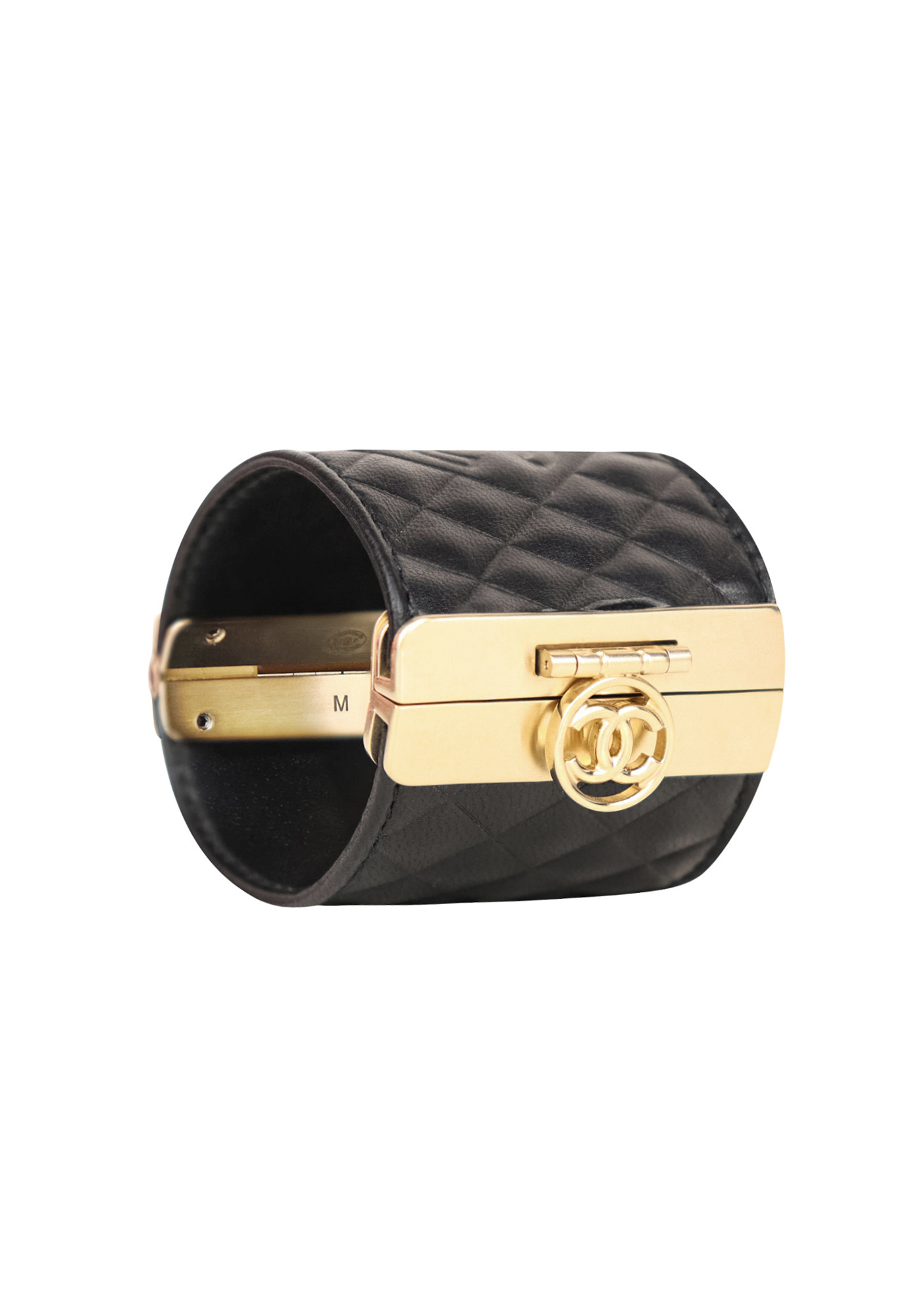 Chanel Quilted Bracelet With Logo