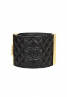 Chanel Quilted Bracelet With Logo