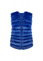 Blue Loro Piana Fur Vest