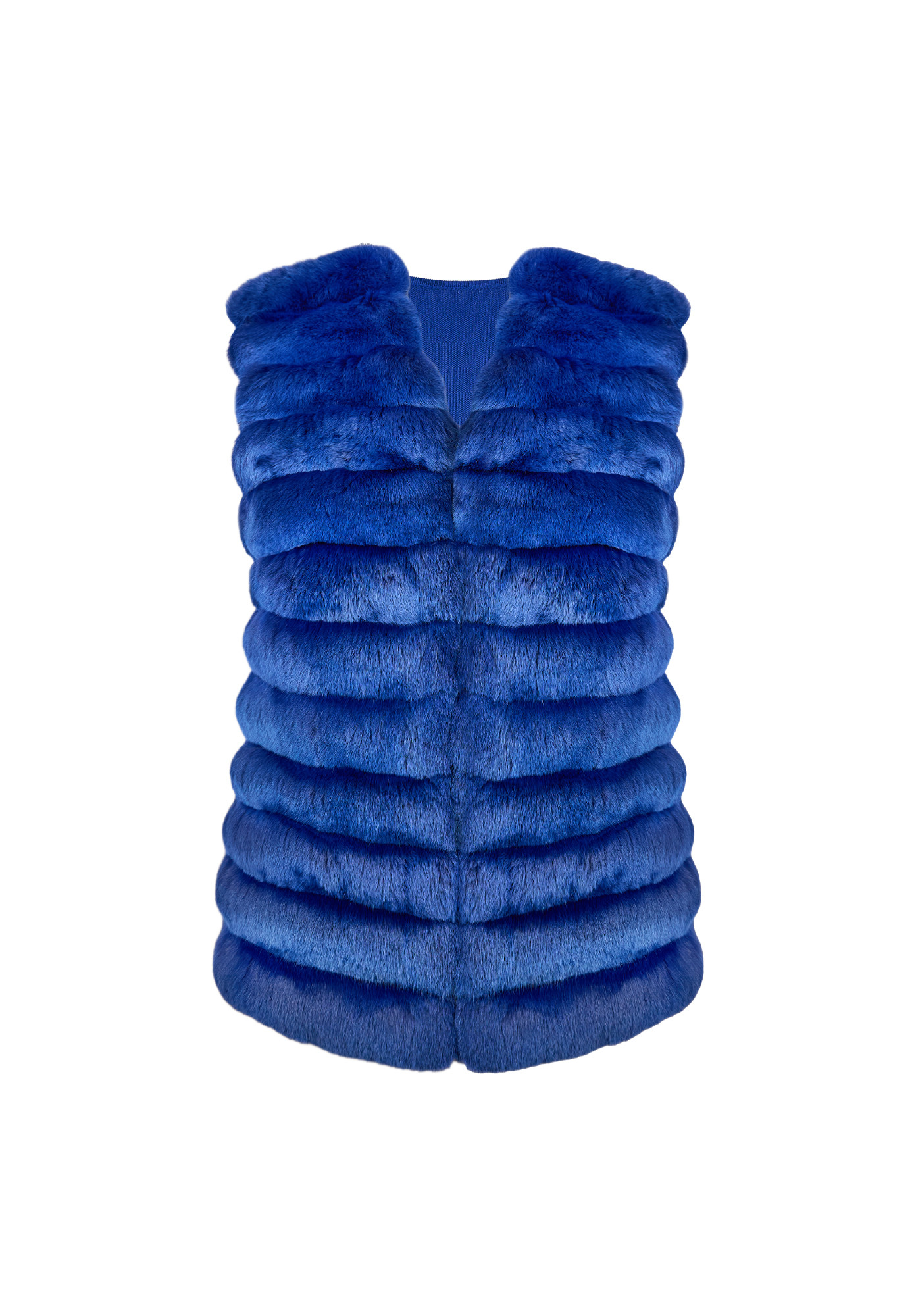 Blue Loro Piana Fur Vest