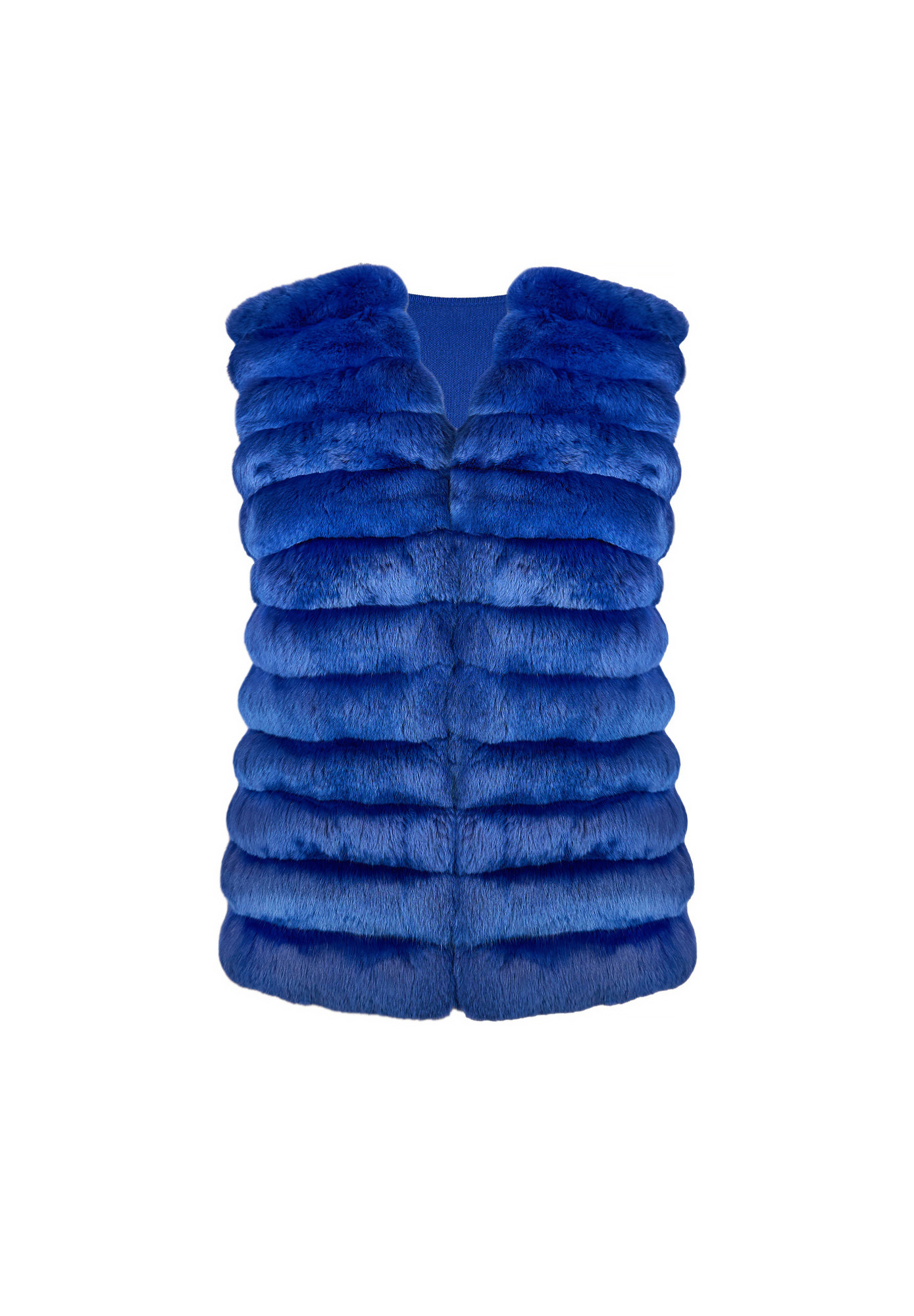 Blue Loro Piana Fur Vest