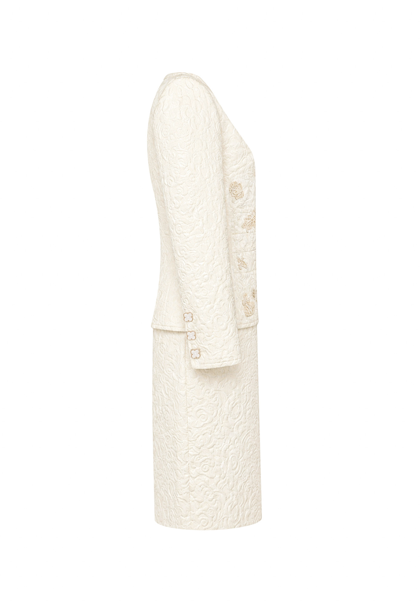 Yves Saint Laurent Suit With Embroidery
