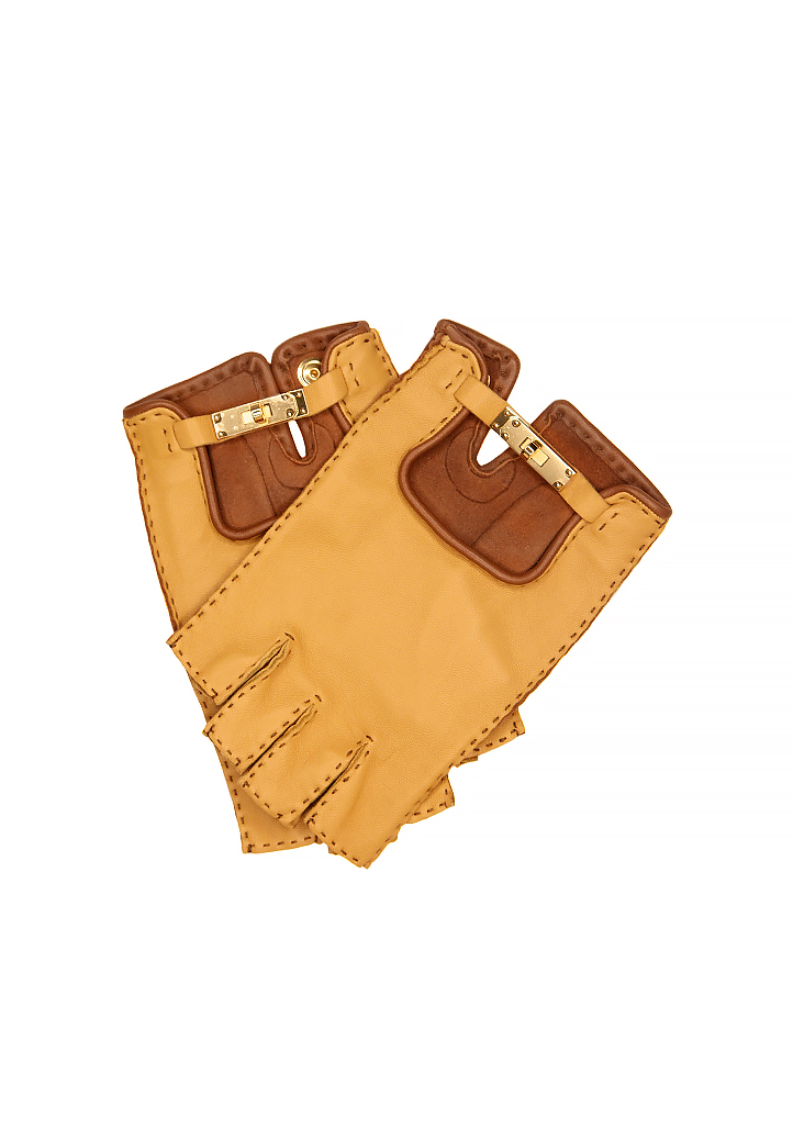 Hermès Leather Gloves