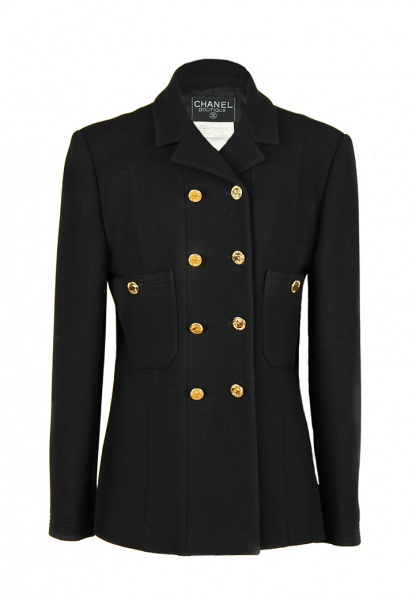 Classic Black Chanel Jacket