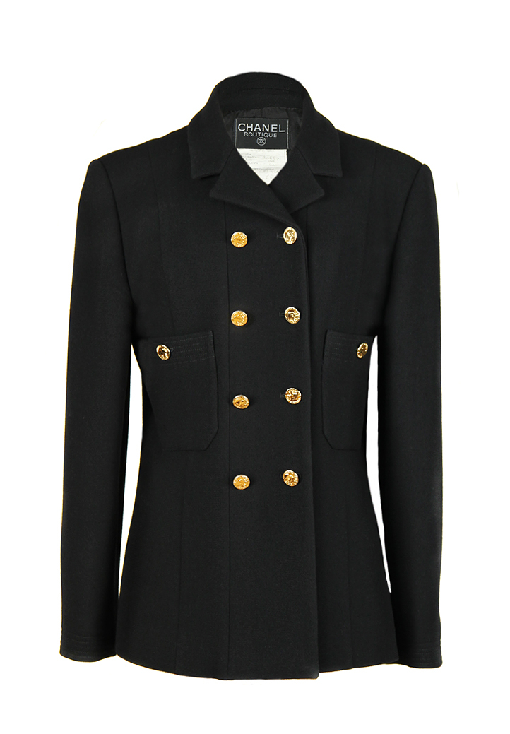 Classic Black Chanel Jacket