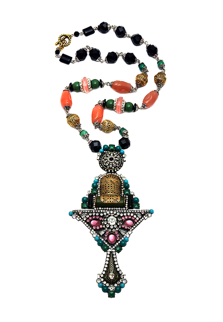 Larry Vrba Massive Crystals Necklace