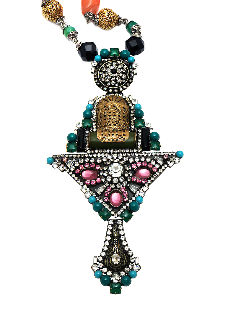 Larry Vrba Massive Crystals Necklace