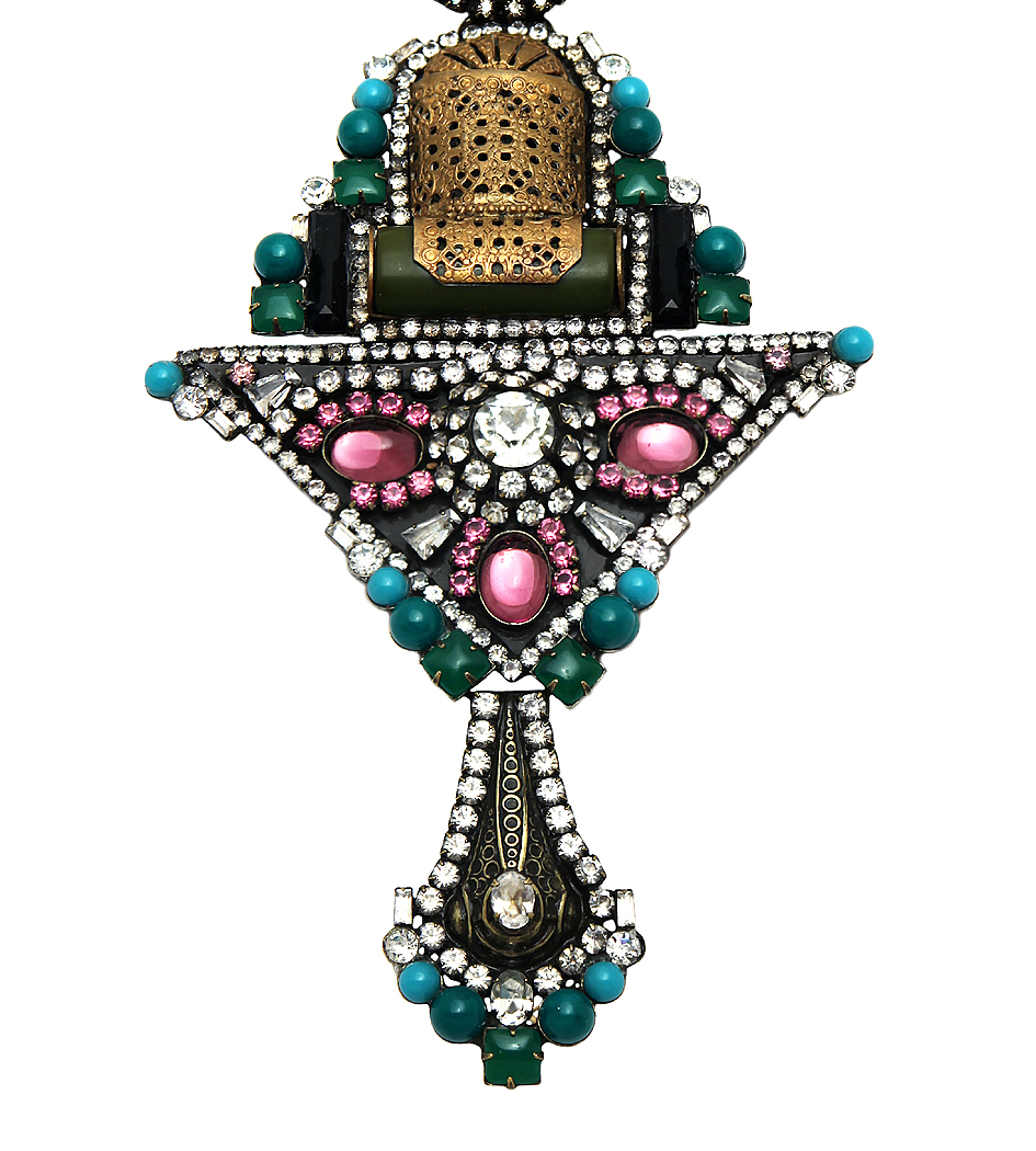 Larry Vrba Massive Crystals Necklace