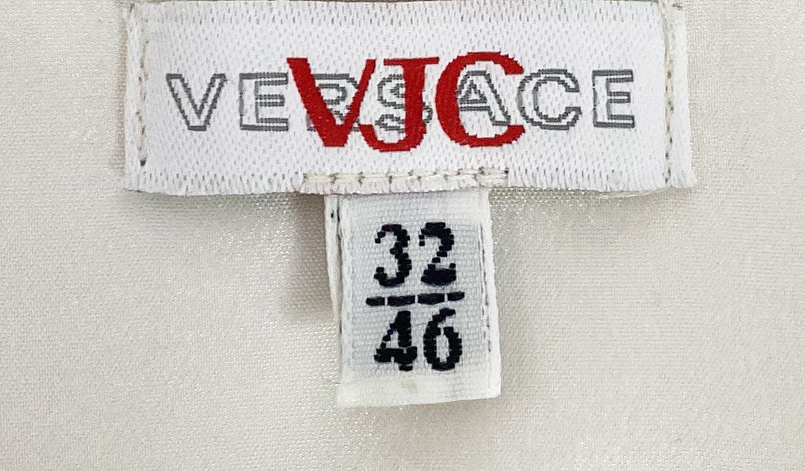 Versace Jeans Couture White Printed Dress