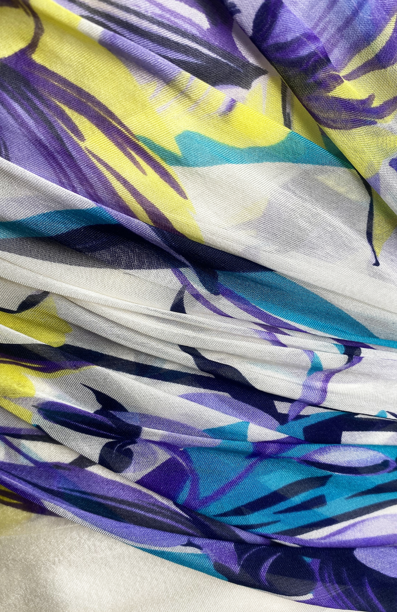 Versace Jeans Couture White Printed Dress