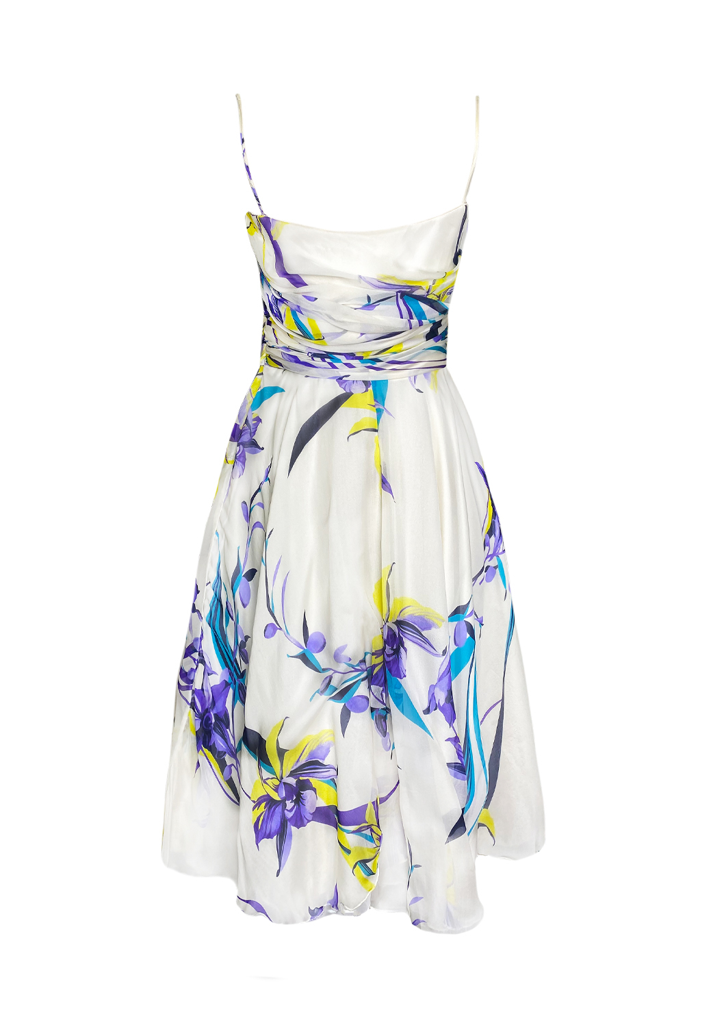 Versace Jeans Couture White Printed Dress