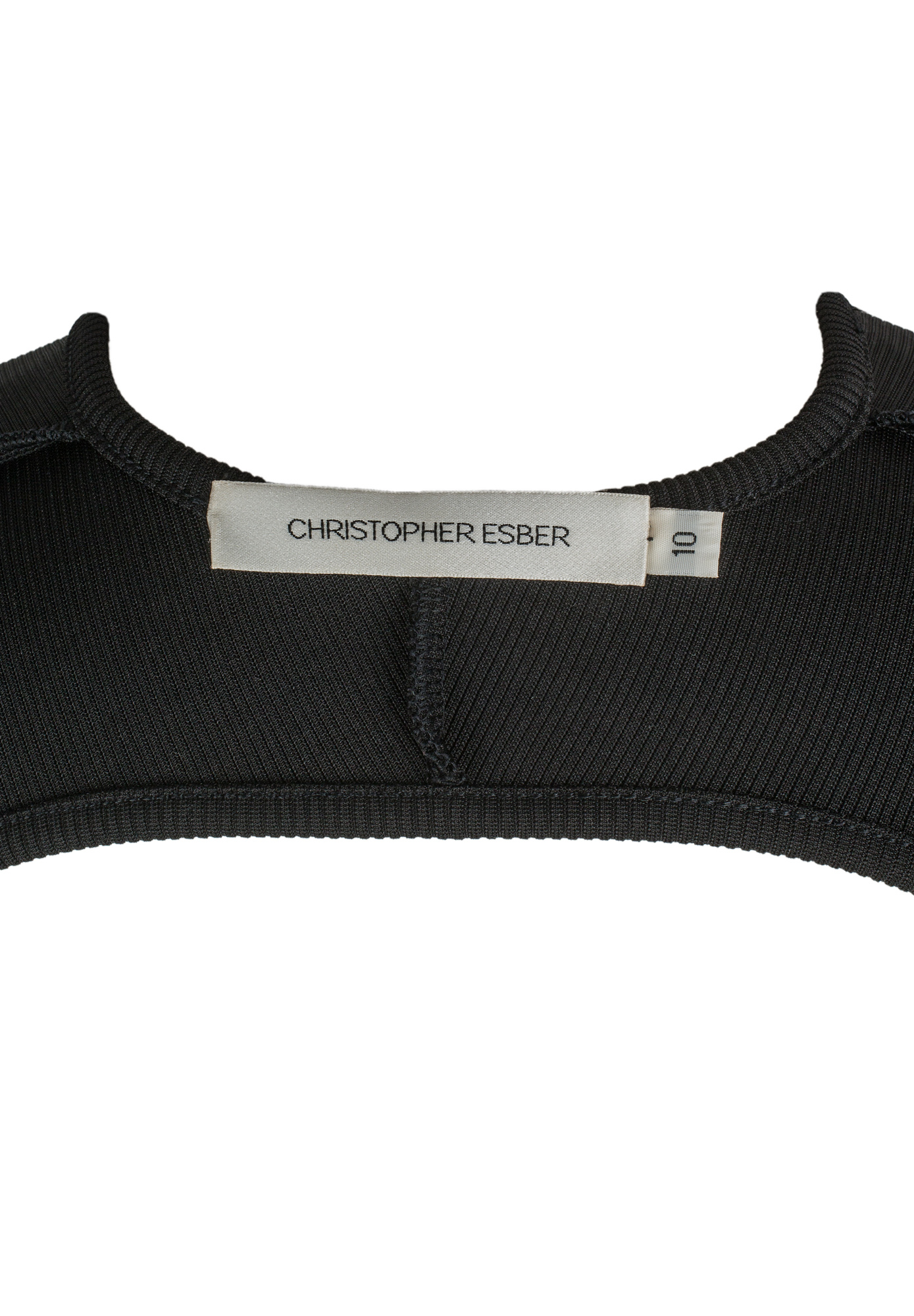 Christopher Esber Black Maxi Dress